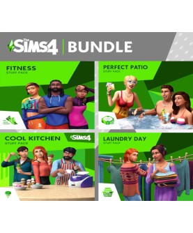 The Sims 4 - Fitness + Cool Kitchen + Laundry Day + Perfect Patio Stuff DLC Bundle Origin Key GLOBAL